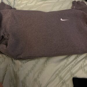 Nike Charcoal Sweatshirt with White Swoosh